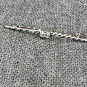 Sterling Silver Bar Brooch